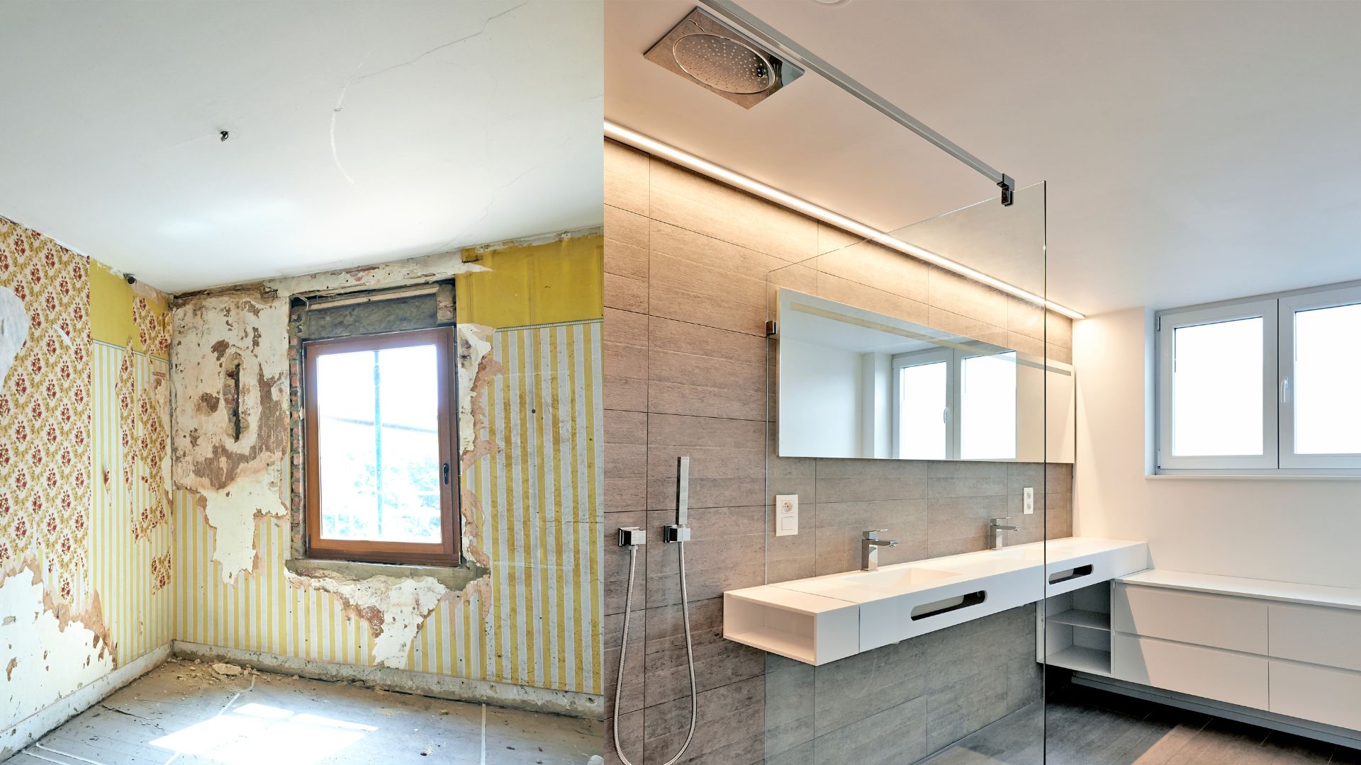 Refonte totale d'un appartement de 65m², incluant cuisine, salle de bain, électricité et peinture. Un résultat de grande qualité salué par le client.